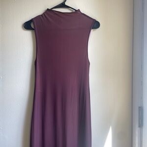 Silence + Noise Sleeveless Plum Maxi Dress